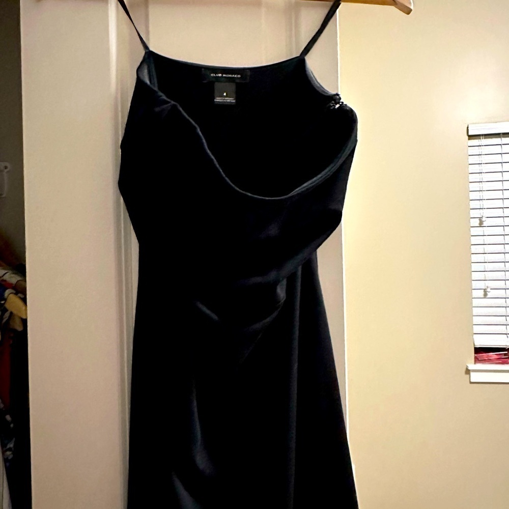 Black strapless Club Monaco dress